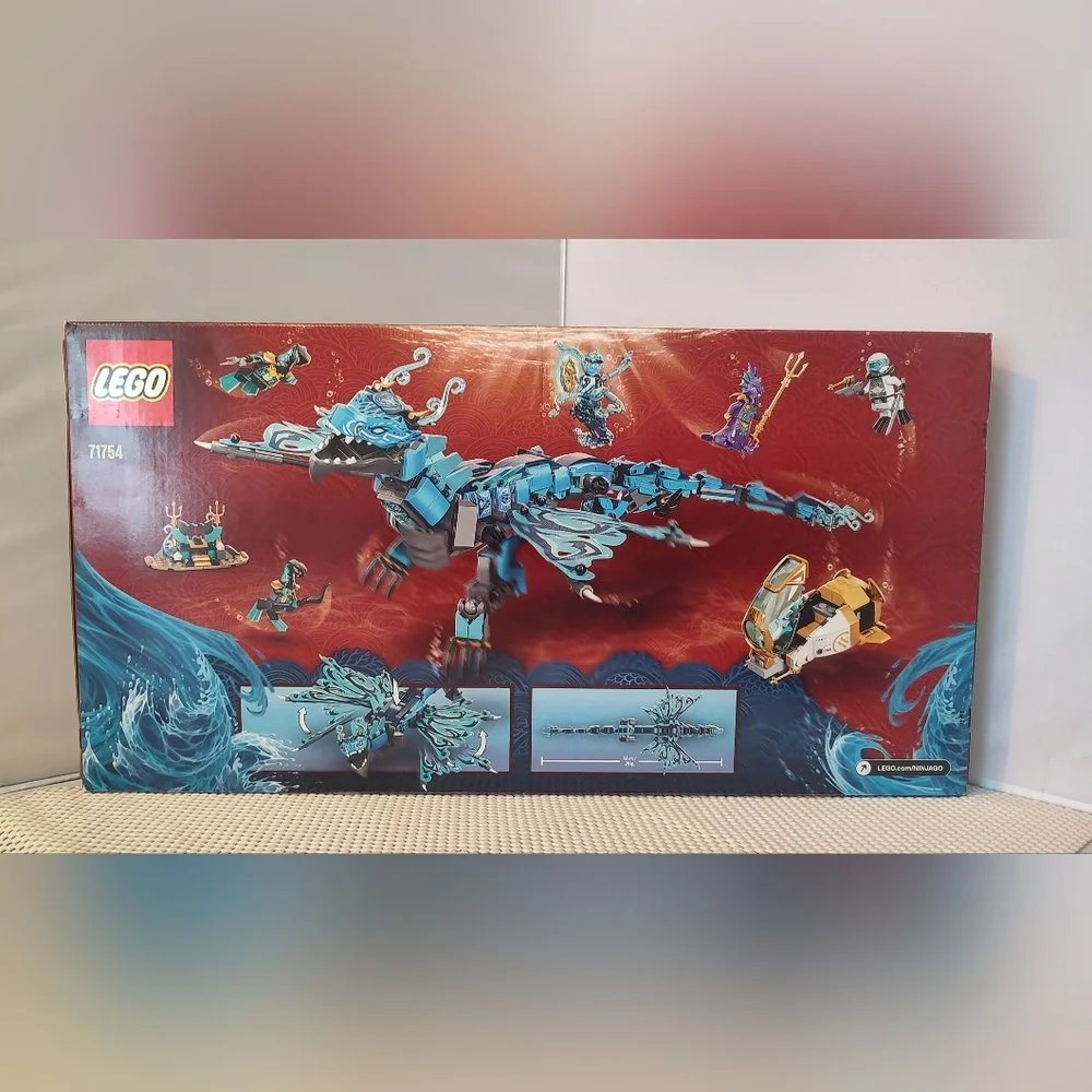 LEGO Ninjago Water Dragon 71754 NWT Building Toy Set - Picture 2 of 4